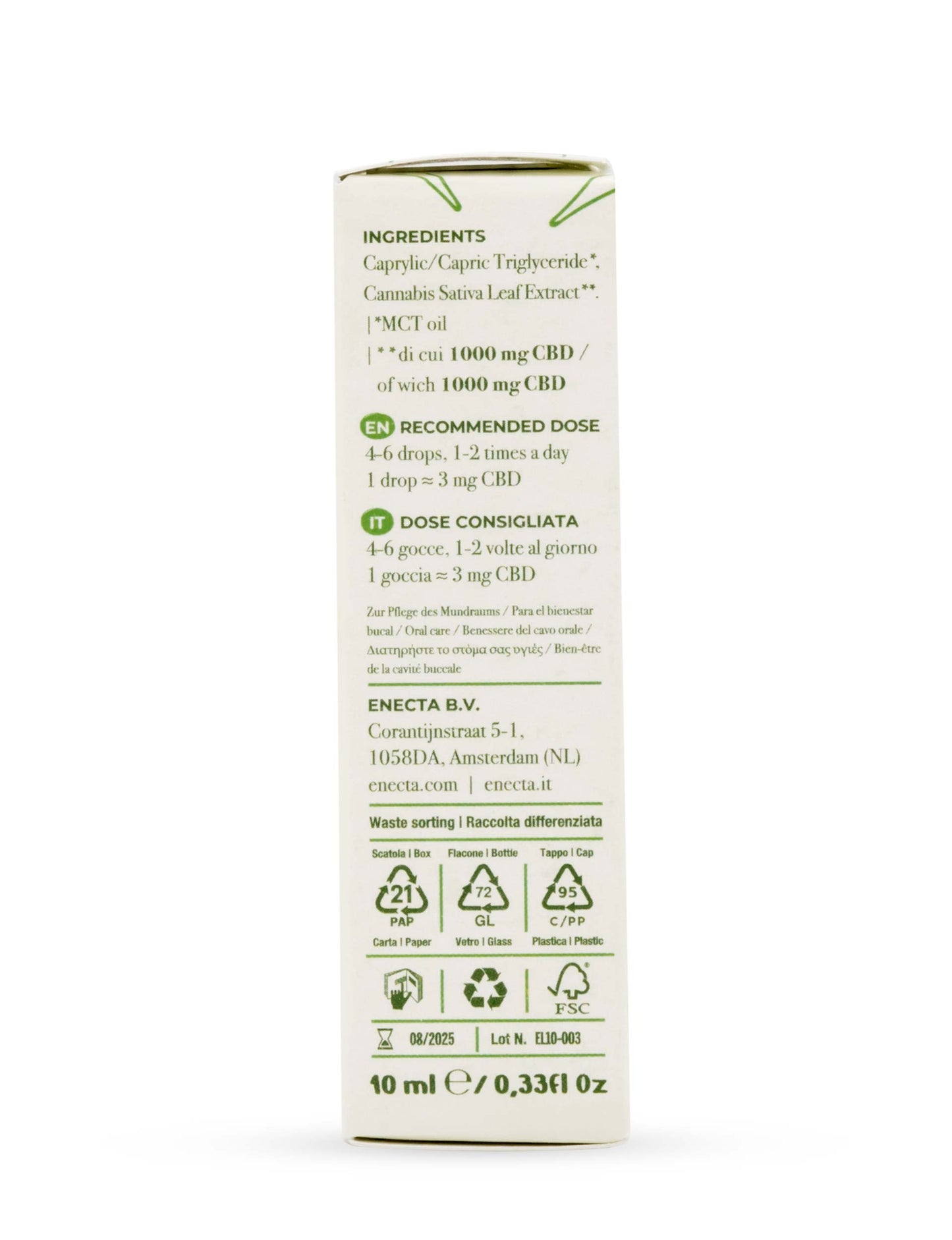 Full Spectrum CBD Oil 10% - 10 ml